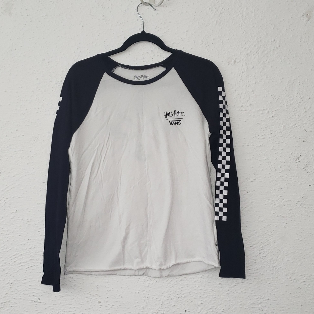 Vans Harry Potter long sleeve t-shirt black white M